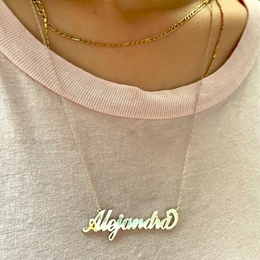 💖 Sterling Silver .925 Name Necklace
